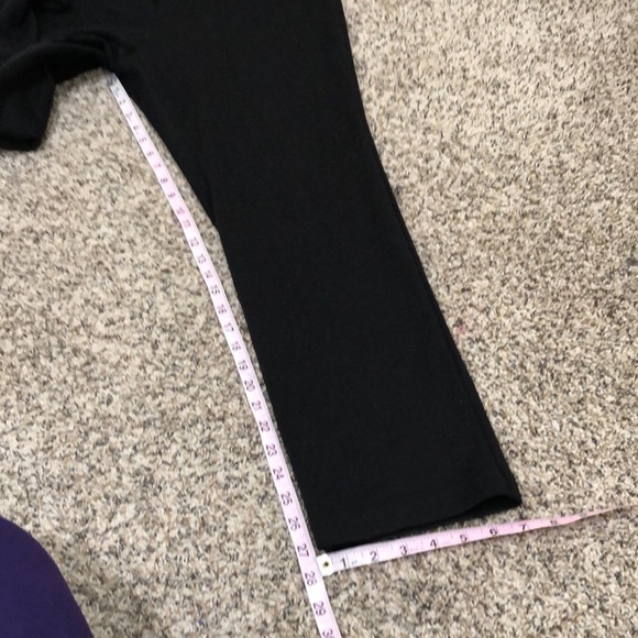 MICHAEL Michael Kors Ankle Straight Leg Pants Size 14P Black - Picture 6 of 9